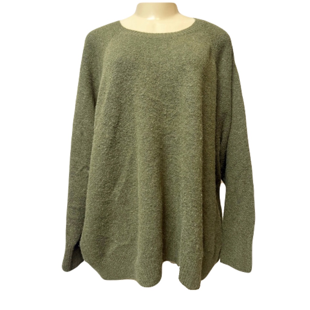 Old Navy Sage Green Soft Stretchy Comfy Sweater Size Xxl
